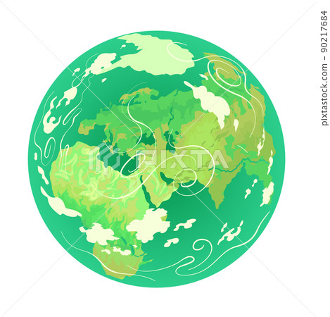 Earth globe planet Earth green Earth globe planet Earth green 90217684