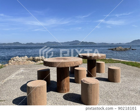 天空、大海和休息區 天空、大海和休息區 90218101