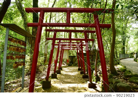 湯河原町萬葉公園 湯河原總湯利福神社 90219023