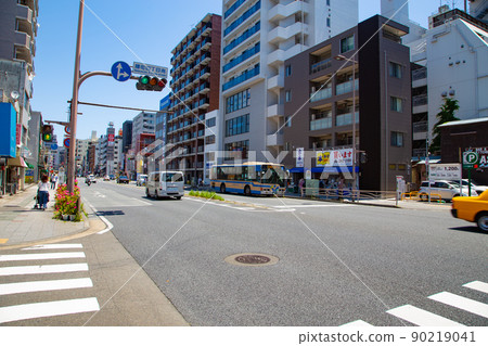 小金町站附近的十字路口 90219041