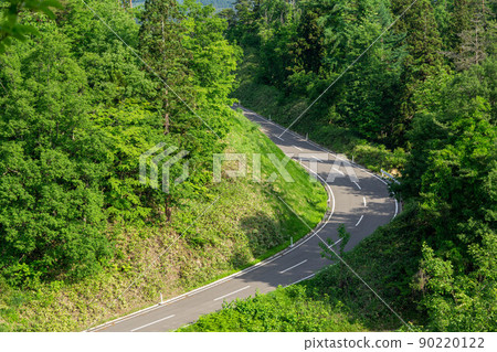 Country road in Asahi-cho 90220122