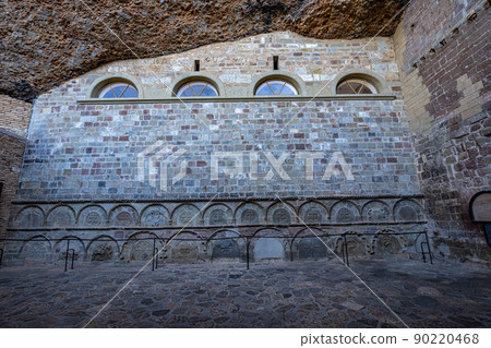 The Royal Monastery Of San Juan De La Pena near Jaca. Huesca, Aragon. Spain The Royal Monastery Of San Juan De La Pena near Jaca. Huesca, Aragon. Spain 90220468