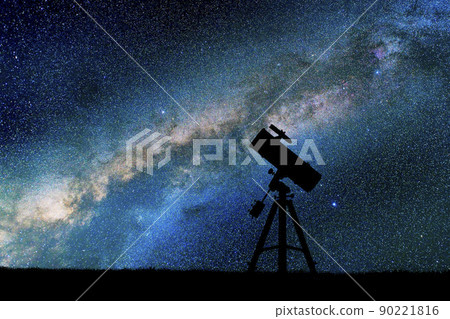 星空和天文望遠鏡 星空和天文望遠鏡 90221816