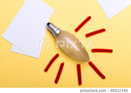 Business idea and contacts concept. Business cards stack Business idea and contacts concept. Business cards stack 90222340