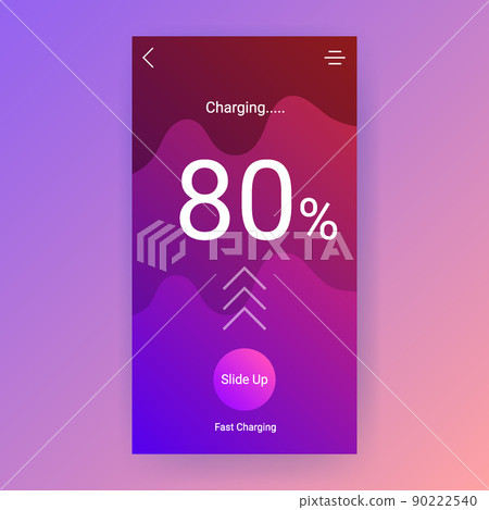fast charging user interface battery indicator 90222540