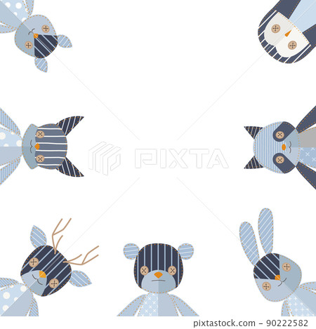 Plush toy made of denim material 90222582