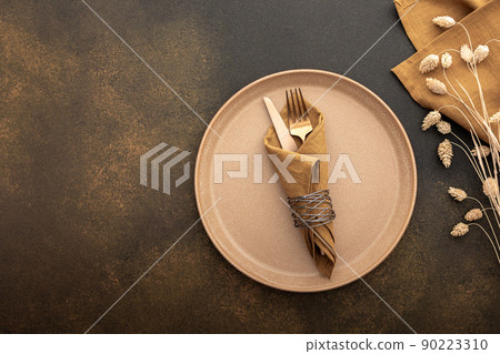 Table setting, top view Table setting, top view 90223310