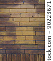 Textured background A stately wooden wall 90223671