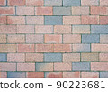 Textured background Brick wall in gentle shades 90223681