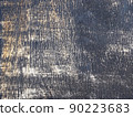 Textured background Faded black and yellow wood grain walls 90223683