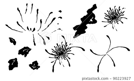 日式菊花插畫素材集搭配液體動畫形象 日式菊花插畫素材集搭配液體動畫形象 90223927
