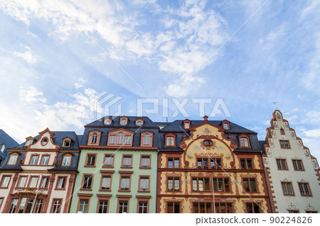 Old historic buildings in Mainz, Germany Old historic buildings in Mainz, Germany 90224826