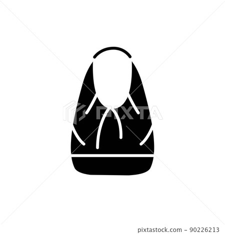 Hobo bag line color icon. Isolated vector element. Hobo bag line color icon. Isolated vector element. 90226213
