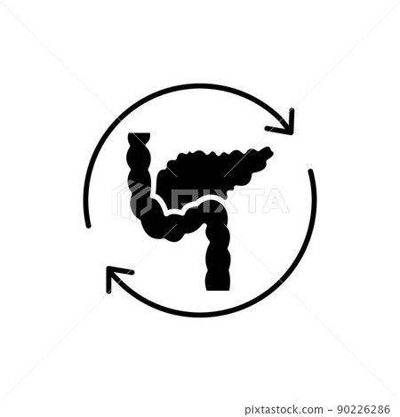 Pancreas transplant line icon. Isolated vector element. Pancreas transplant line icon. Isolated vector element. 90226286