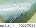 Die-cut die for magnetic cylinder printing press. Die-cutting of labels. Cut knife for paper labels. Rotary stamp. Offset cutting knife for printing machine. Selective focus 90227531