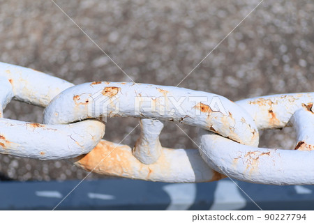 White anchor connecting ships White anchor connecting ships 90227794