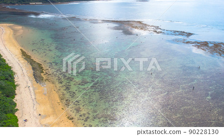 [Aerial view] Ishigaki Island Yonehara Beach 90228130