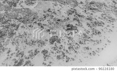 [Monochrome] Aerial view Ishigaki Island Yonehara Beach 90228180