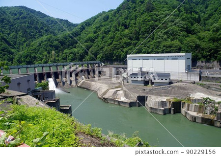 阿賀町/東北電力豐美大壩 阿賀町/東北電力豐美大壩 90229156