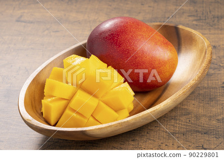 [熱帶水果] 成熟的國產芒果 90229801