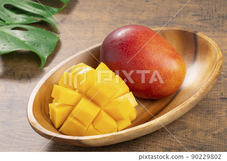 [熱帶水果] 成熟的國產芒果 90229802