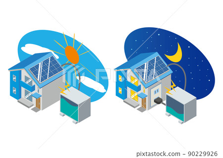 家用蓄電池圖片 90229926