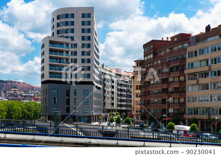 Picturesque streets of the city Bilbao. 90230041