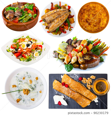 Dishes of traditional Bulgarian cuisine Dishes of traditional Bulgarian cuisine 90230179