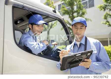 出發前會議物流/運輸業運營管理形象 出發前會議物流/運輸業運營管理形象 90230742