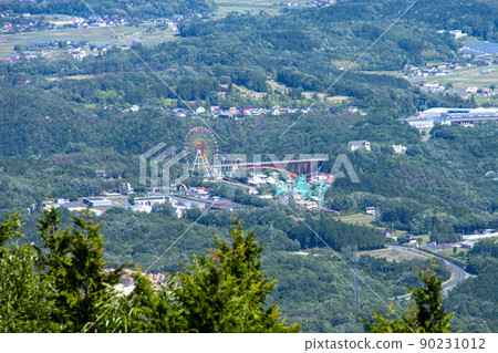 View of Ena from Kasagiyama Ichimoku Senkin Observatory 90231012