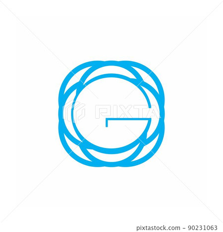 G, GO, OG, global G network initials geometric logo and vector icon G, GO, OG, global G network initials geometric logo and vector icon 90231063