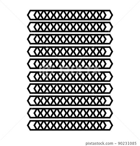 ornamental line art geometrical pattern for background and wallpaper 90231085