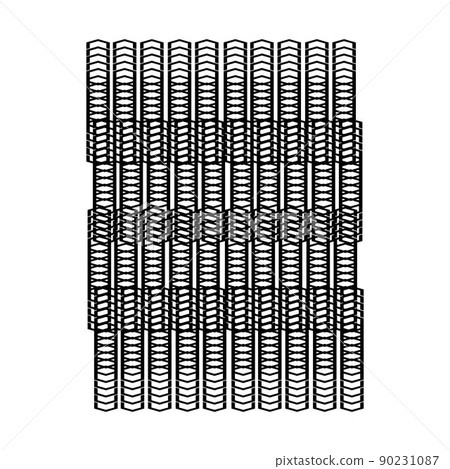 ornamental line art geometrical pattern for background and wallpaper 90231087