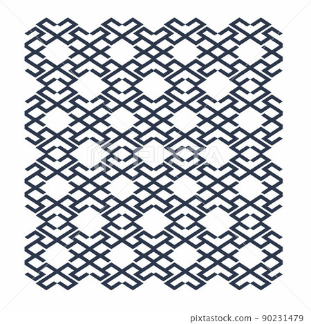 ornamental line art geometrical pattern for background and wallpaper 90231479