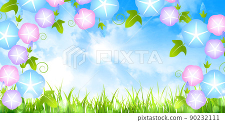 Asagao夏天風景背景 Asagao夏天風景背景 90232111