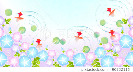 Goldfish summer background Goldfish summer background 90232115