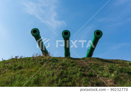Voroshilov battery - ship turret guns on Russky Island. Vladivostok 90232778