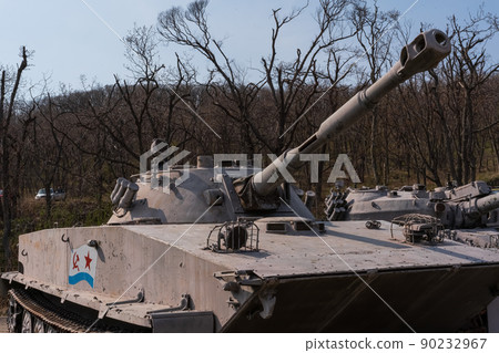 army tank. Russian museum with tanks 90232967