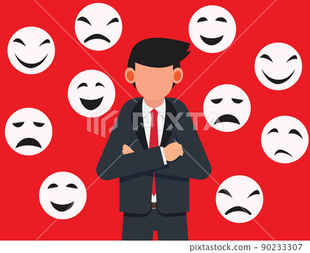 The businessman's greed is hidden behind the scenes. The businessman's greed is hidden behind the scenes. 90233307