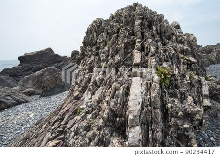 初夏室戶海岸,濁積岩層 初夏室戶海岸,濁積岩層 90234417