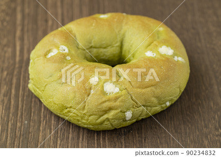 Matcha bagel table photo food sample Matcha bagel table photo food sample 90234832