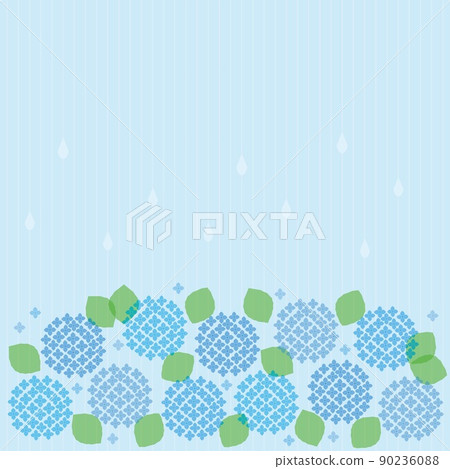 Hydrangea rain frame Hydrangea rain frame 90236088