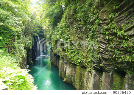 高千穗峽真井瀑布[宮崎縣高千穗町] 90236430