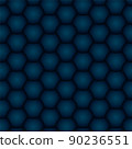 Neutral Dark Blue Spheres Seamless Pattern 90236551