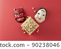 Setsubun decoration Fukumame demon mumps 90238046