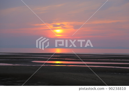 Matama Coast "100 Best Sunsets in Japan" [Bungotakada City, Oita Prefecture] 90238810