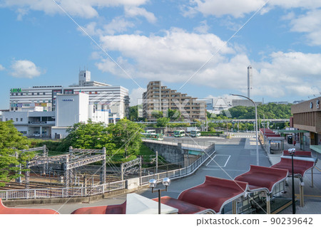 神戶市營地鐵明谷站和巴士總站 90239642
