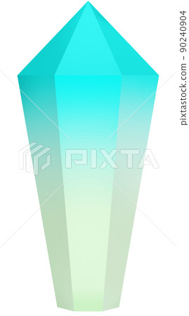 colorful crystal point-插圖素材 [90240904] - PIXTA圖庫