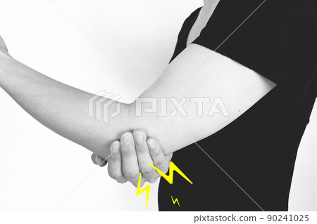 肘部刺痛的圖像 90241025