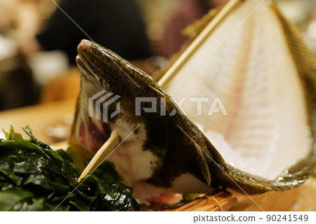 Taken with freshly caught flatfish 90241549